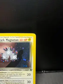 Pokemon TCG Dark Magneton 11/82 Team Rocket Vintage Holo WOTC 1999-2000 MP - Image 3