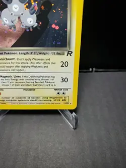 Pokemon TCG Dark Magneton 11/82 Team Rocket Vintage Holo WOTC 1999-2000 MP - Image 4