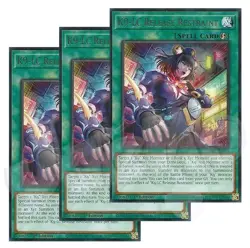 Yugioh K9-LC Release Restraint x 3 - 1st Edition Rare NM - Plus Free Holo - Image 1
