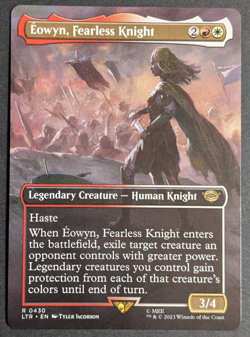 MTG - Eowyn Fearless Knight Lord of the Rings: Tales of Middle Earlt - NM #430 - Image 1
