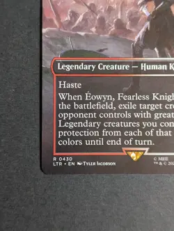 MTG - Eowyn Fearless Knight Lord of the Rings: Tales of Middle Earlt - NM #430 - Image 3