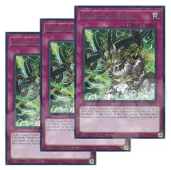 Yugioh Dracotail Horn x 3 1st Edition Rare NM - Plus Free Holo - Image 1