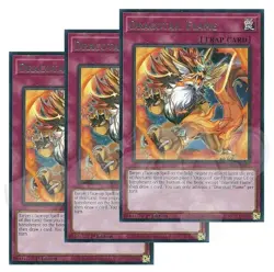 Yugioh Dracotail Flame x 3 1st Edition Rare NM - Plus Free Holo - Image 1