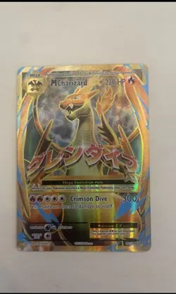 M Charizard EX (Full Art) 101/108 XY Evolutions Holo NM Pokemon - Image 1
