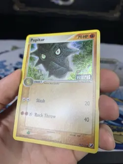 Pokemon Card Ex Unseen Forces Pupitar 70/115 2005 Reverse Holo - Image 4