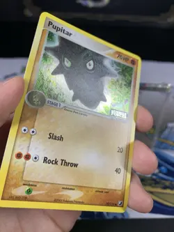 Pokemon Card Ex Unseen Forces Pupitar 70/115 2005 Reverse Holo - Image 5