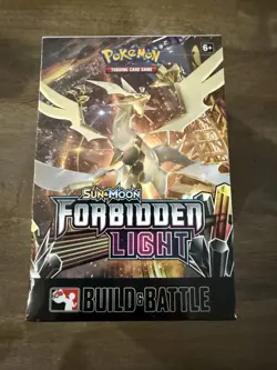 Brand New Factory Pokemon Sun and Moon Forbidden Light Build and Battle Box - Image 1