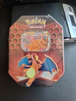 Pokemon TCG : Hidden Fates Tin - CHARIZARD GX - BRAND NEW - FACTORY SEALED READ 820650804816 - Image 1