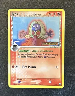 Pokemon TCG Jynx 17/101 Delta Species EX Dragon - Reverse Holo Stamped - Image 1