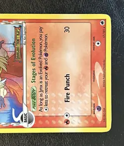 Pokemon TCG Jynx 17/101 Delta Species EX Dragon - Reverse Holo Stamped - Image 3
