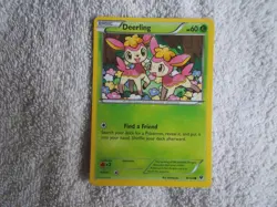 Pokemon: XY Series - Fates Collide 2016 "DEERLING" #8/124 Trading Card - Image 1