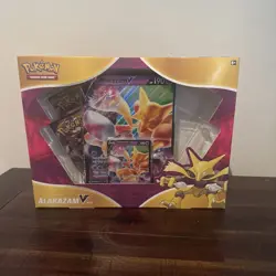 Pokémon Alakazam V Box Trading Card Game - Factory Sealed - 2 Packs Have Slipped - Image 10
