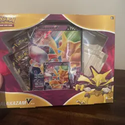 Pokémon Alakazam V Box Trading Card Game - Factory Sealed - 2 Packs Have Slipped - Image 13