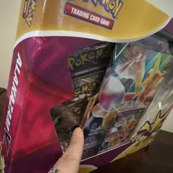 Pokémon Alakazam V Box Trading Card Game - Factory Sealed - 2 Packs Have Slipped - Image 3