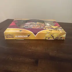Pokémon Alakazam V Box Trading Card Game - Factory Sealed - 2 Packs Have Slipped - Image 5