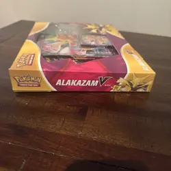 Pokémon Alakazam V Box Trading Card Game - Factory Sealed - 2 Packs Have Slipped - Image 8