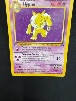 Pokemon Hypno 23/62 Fossil Rara Prima Edizione Wizards ITA Carte Vintage - Image 3