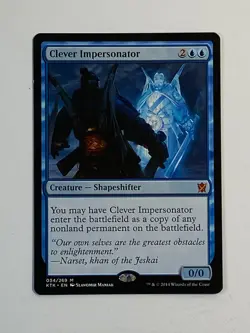 MTG - 1x Clever Impersonator - Khans of Tarkir - NM - Magic The Gathering - 2014 - Image 1
