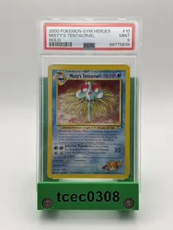 Misty's Tentacruel - 10/132 - Holo - Gym Heroes - PSA 9 - 2000 WOTC Pokemon Card - Image 1
