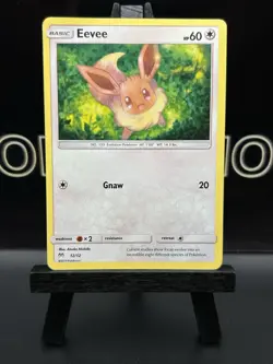 Pokemon - Eevee - 12/12 McDonald's Promos 2019 12/12 Confetti Holo Promo LP - Image 2