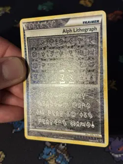 Pokemon Cards Alph Lithograph THREE Ultra Rare HGSS Undaunted - (NM-) - Image 3