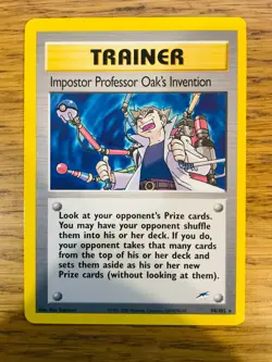 Impostor Professor Oak's Invention (94/105) Rare Neo Destiny Set Pokemon Card! - Image 1