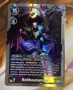 Digimon Card Game Boltboutamon EX8-064 SR Foil - Image 1
