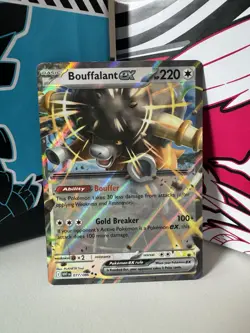 POKEMON - BOUFFALANT EX - 077/086 - DOUBLE RARE HOLO - S&V WHITE FLARE - NEW - Image 1