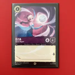 Disney Lorcana Elsa Queen Regent Promo Signature card 16/P2 EN1 TFC - Frozen - Image 1