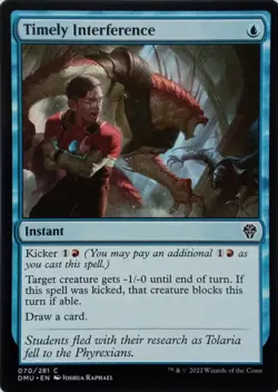 070/281 TIMELY INTERFERENCE COMMON DOMINARIA UNITED MTG CARD - Image 1