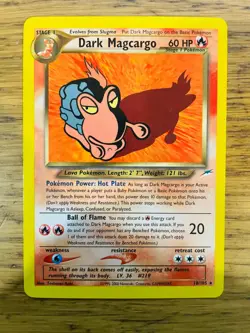 Dark Magcargo (18/105) Rare Neo Destiny Set Pokemon Card! FREE P&P! - Image 4