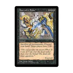WOTC MtG Visions Kaervek's Spite (R) EX - Image 1