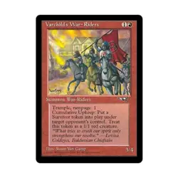 WOTC MtG Alliances Varchild's War-Riders (R2) EX - Image 1