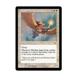 WOTC MtG Nemesis Blinding Angel (R) EX - Image 1