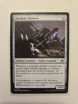Virulent Silencer - Edge of Eternities - NM - MTG Magic - Uncommon - Creature - Image 1