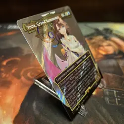 Yuna, Grand Summoner (Borderless) (Surge Foil) Commander: Final Fantasy Foil MTG - Image 2