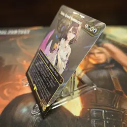 Yuna, Grand Summoner (Borderless) (Surge Foil) Commander: Final Fantasy Foil MTG - Image 3