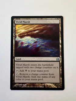 Vivid Marsh - MTG Commander 2011 - NM - Image 1