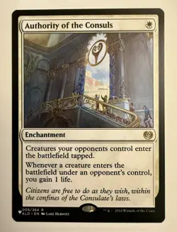 NM MTG AUTHORITY OF THE CONSULS THE LIST REPRINTS MYSTERY BOOSTER 2 - Image 1