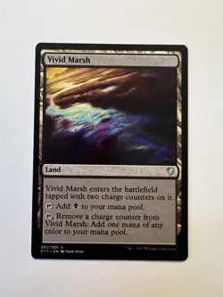 Vivid Marsh - MTG Commander 2017 - NM - Image 1