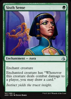 Sixth Sense - Light Play MTG Amonkhet - Image 1