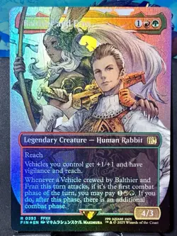 Balthier and Fran (Borderless) - FOIL - MTG - FIN - 0393 - RARE ~ NM - Image 3