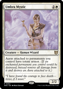 MTG magic 1x Umbra Mystic (M/NM) Commander Wilds of Eldraine - Image 1