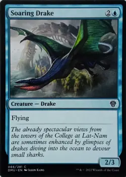 066/281 SOARING DRAKE COMMON DOMINARIA UNITED MTG CARD - Image 1