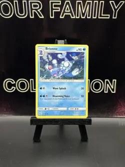 Brionne 40/149 Cosmos Holo Promo Sun Moon Base Pokemon NM - Image 1