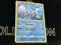 Brionne 40/149 Cosmos Holo Promo Sun Moon Base Pokemon NM - Image 4