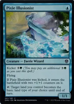 061/281 PIXIE ILLUSIONIST COMMON DOMINARIA UNITED MTG CARD - Image 1