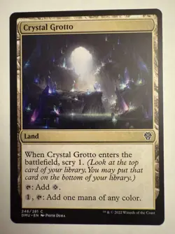 Crystal Grotto (246) Dominaria United DMU MTG Magic - Image 1
