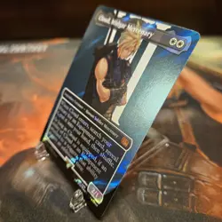 Cloud, Midgar Mercenary (Borderless) (Surge Foil) Final Fantasy MTG FIN 0520 - Image 3
