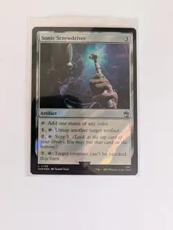 MtG Sonic Screwdriver Doctor Who Surge Foil U 0789 Magic Gathering - Image 1